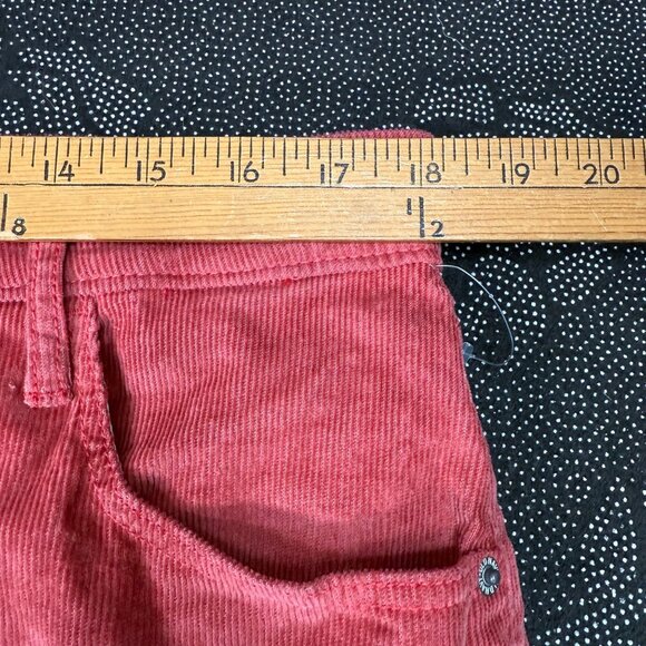Old Navy Women’s Pants sz 18 Higher Rise Flare Corduroy Spice Girl Orange/Pink - Picture 7 of 11